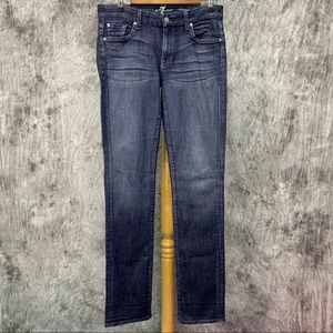 7 for All Mankind Kimmie Slim Straight Jeans Sz 30